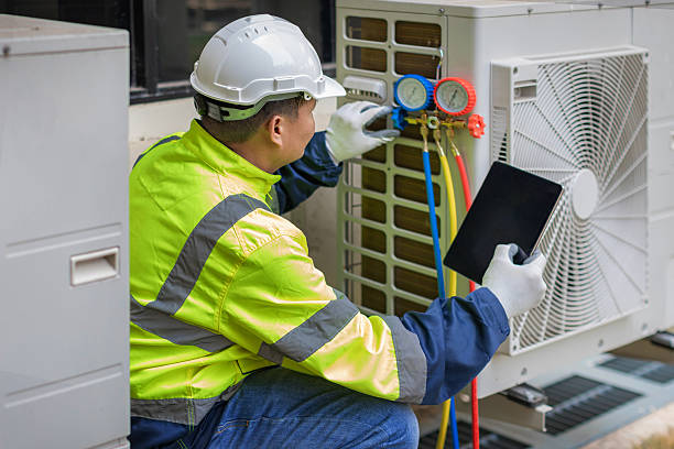 Professional Ductwork Repair technician working in Diboll, TX